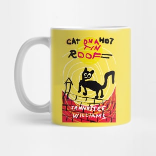 Uh-oh Cat on a Hot Tin Roof Mug